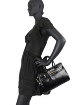 Sac Port Main Bryan Python Cuir Mac douglas Noir bryan python 2-vue-porte