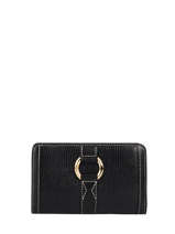 Portefeuille Compact Zipp Elsa Cuir Lancel Noir elsa A10999