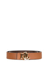 Ceinture Femme Rversible Cuir Lauren ralph lauren Marron elmswood 12754803