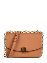 Sac Bandoulire Elmswood Cuir Lauren ralph lauren Marron elmswood 31746226