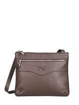 Sac Bandoulire Polo Cuir Nathan baume Marron n city 7