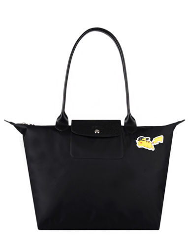 Longchamp Le pliage coll pokemon Schoudertas Zwart