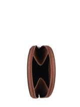 Porte-monnaie Caviar Cuir Crinkles Marron caviar 14291-vue-porte