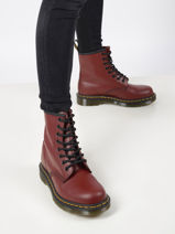 Boots 1460 en cuir-DR MARTENS-vue-porte