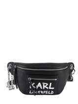 Sac Banane K Ikon Graffiti Cuir Karl lagerfeld Beige k soho graffiti 206W3073