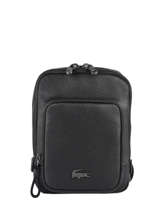Sac Bandoulire Soft Mate Cuir Lacoste Noir soft mate NH3276SQ