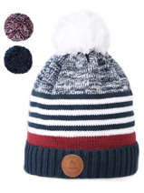 Muts Met Verwisselbare Pompon Cabaia Blauw hats STINGER