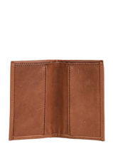 Porte-cartes Cuir Arthur & aston Marron johany 121-vue-porte