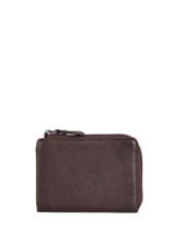 Porte-monnaie Arthur Cuir Arthur & aston Marron arthur 946
