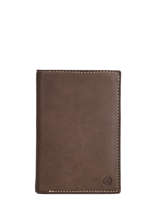 Portefeuille Cuir Serge blanco Marron catane CAT21019