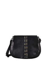 Sac Bandoulire Heritage Cuir Biba Noir heritage HAK2L