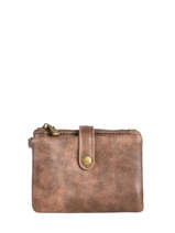 Porte-monnaie Classic Aude Miniprix Marron aude 362
