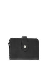 Portefeuille Leder Nat et nin Zwart vintage JOYCE