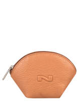 Portemonnee Leder Nathan baume Bruin original n 340N