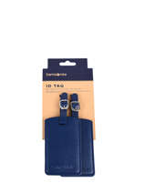 Adreslabel Samsonite Blauw global ta C01051