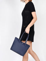 Sac Bandoulire L.12.12 Concept Lacoste Bleu l.12.12 concept 18SAXP46-vue-porte