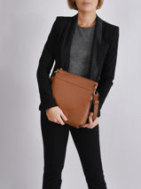 Sac Bandoulire Tiki Mini Cuir Nathan baume Marron victoria N1910586-vue-porte