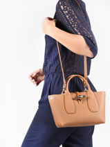 Longchamp Roseau Sac port main Beige-vue-porte