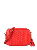 Cross Body Tas Ginny Matelass Leder Michael kors Rood jetset H9GT9M2T