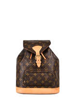 Sac  Dos D'occasion Louis Vuitton Montsouris Monogramm Brand connection Marron louis vuitton 134