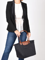 Longchamp Le pliage original Besace Noir-vue-porte
