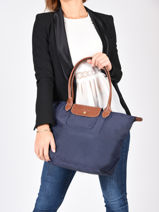 Longchamp Le pliage original Besace Vert-vue-porte