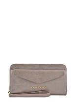 Tout-en-un Cuir Cuir Lancaster Rose saffiano signature 4