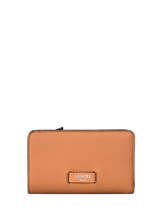 Portefeuille Rectangulaire Zipp Ninon Cuir Lancel Marron ninon A11123