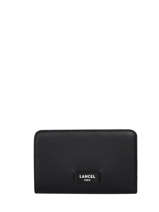 Portefeuille Rectangulaire Zipp Ninon Cuir Lancel Noir ninon A11123