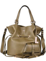 Sac Seau M Premier Flirt Cuir Lancel Vert premier flirt A10110