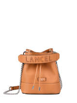 Mini Bucket Bag Ninon Leder Lancel Bruin ninon A11466