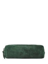 Trousse Cuir Milano Vert velvet VE151101