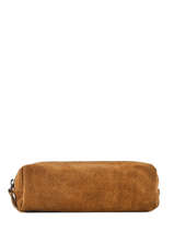 Etui Leder Milano Bruin velvet VE151101