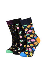 Sokken Happy socks Zwart socks XCEL08