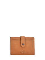 Porte-monnaie Cuir Etrier Beige selle 810708