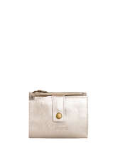Portemonnee Metallic Leder Basilic pepper Goud metallic BMET94