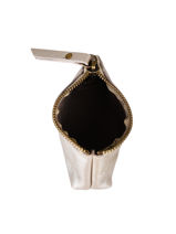 Portemonnee Metallic Leder Basilic pepper Zilver metallic BMET93-vue-porte