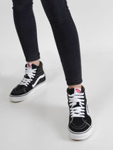 Sneakers Sk8-hi Vans Noir unisex D5IB8C1-vue-porte