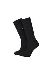 Lot De 2 Paires De Chaussettes Tommy hilfiger Noir socks men 371111