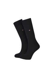 Lot De 2 Paires De Chaussettes Tommy hilfiger Noir socks 371111