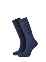 Set Van 2 Paar Sokken Tommy hilfiger Blauw socks men 371111