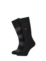 Herensokken 2 Paar Tommy hilfiger Zwart men 34202101