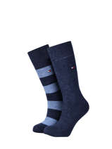 Herensokken 2 Paar Tommy hilfiger Blauw men 34202101