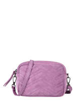 Cross Body Tas Velvet Leder Milano Roze velvet VE19111