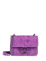Sac Bandoulire Velvet Milano Rose velvet VE17111