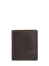 Porte-monnaie Cuir Etrier Marron oil 790030