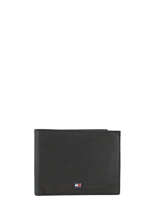Portefeuille Cuir Cuir Tommy hilfiger Noir johnson AM00659