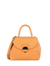 Handtas Foulonn� Pia Leder Lancaster Geel retro janis 62