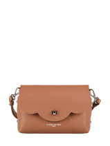 Sac Bandoulire City Flore Cuir Lancaster Marron pur and element city 48