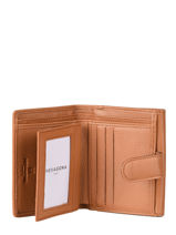 Portefeuille Cuir Hexagona Beige confort 467468-vue-porte